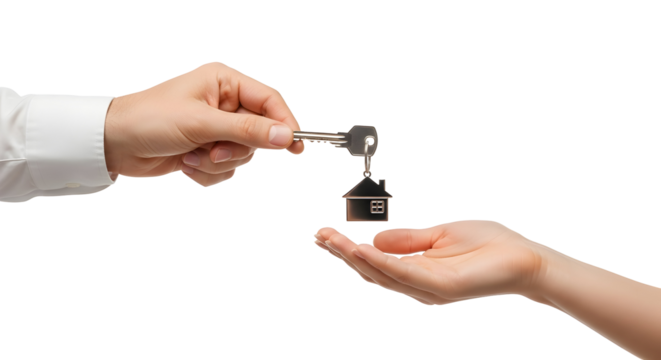 House Key Handover Ownership Real Estate New Home Property Mortgage Loan
