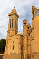Fototapeta premium View of Basilica of Our Lady of Africa in Algiers, Algeria. Algeria