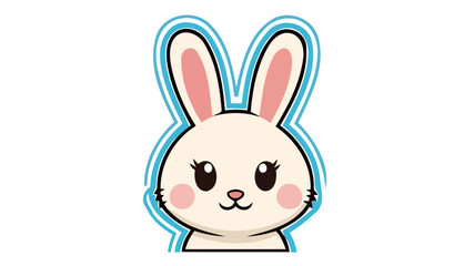 Obraz premium vector illustration of a rabbit