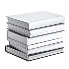 Stack of blank, hardcover books