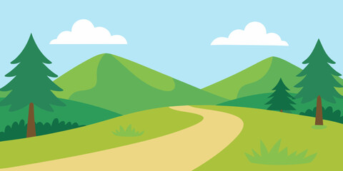 Fototapeta premium Forest Clearing Nature Landscape