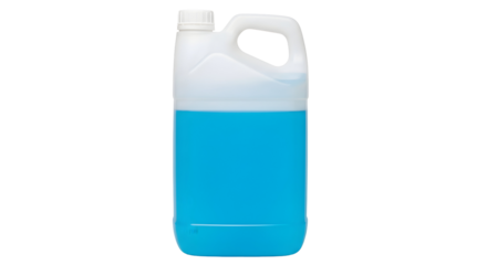 Blue Liquid Container Car Wash Windshield Washer Fluid Chemical Product