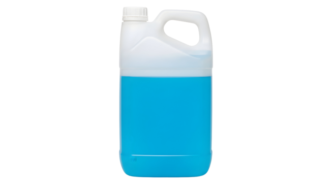 Blue Liquid Container Car Wash Windshield Washer Fluid Chemical Product