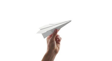Paper Airplane Flight Concept Innovation Leadership Ambition Goals Success