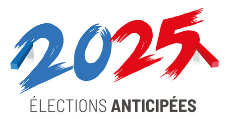 Obraz premium 2025 élections anticipées en france - législatives ou présidentielles