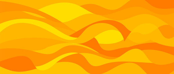 Vibrant Orange Fluid Wave Background. Energetic warm waves in orange–yellow gradients for bold, upbeat branding