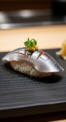 Exquisite Saba Nigiri - A Culinary Masterpiece of Japanese Cuisine.