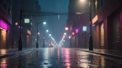 City Street Lamp Aesthetic at Night