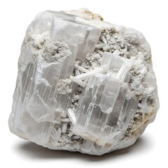 Celestine Mineral Specimen - A Close-Up of Crystalline Structure.