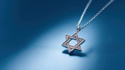 Elegant Star of David Pendant on a Chain