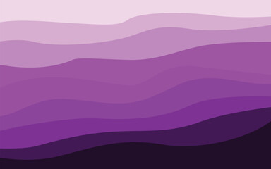 Abstract Purple Wave Design Background