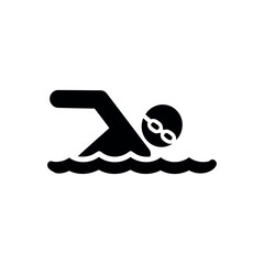 Swim Icons - Swimmer, Pool, and Aquatic Exercise Symbols