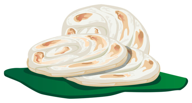 white bread on green surface clip art preview
