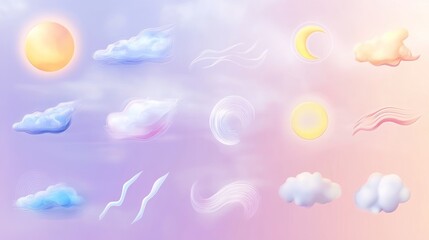 Pastel Sky Icons