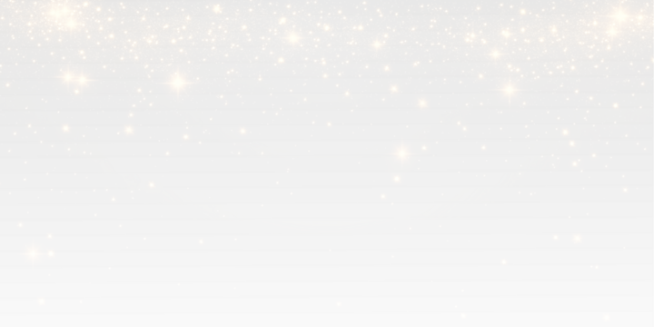 Create a magical holiday atmosphere with this transparent PNG photo overlay of glowing dust and festive particles.