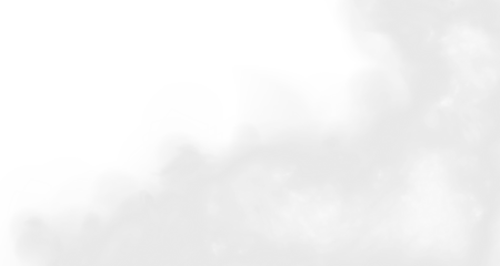 Soft misty cloud effect isolated on transparency. Ideal for use in fantasy art, weather simulations, or dreamlike backgrounds. Vector smoke element. PNG