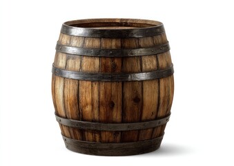 Obraz premium Aged wooden barrel, full shot