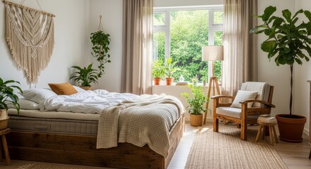 Fototapeta premium Eco-bedroom