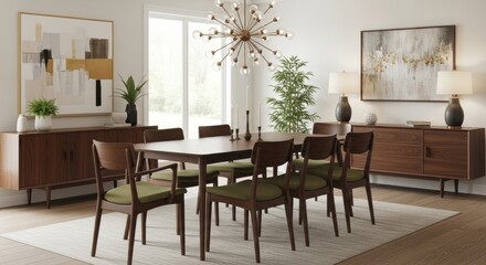 Modernist dining room