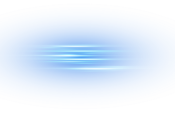 Transparent PNG with abstract spiral blue neon lines and motion light trail. Shiny glowing particles and luminous streaks perfect for modern technology and speed design concepts.