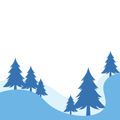 Winter Landscap Footer