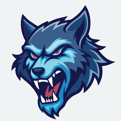design logo icon mascot illustration character  wolf
