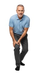 Man Experiencing Knee Pain - A Focus on Health and Discomfort.