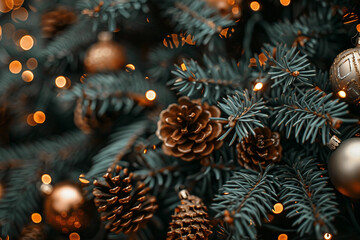 Ai generative photo of happy people celebrating new year holidays