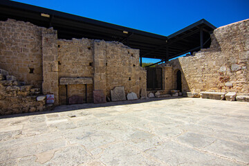 Historic Courtyard of Church of Saint Nicholas in Demre, Turkey