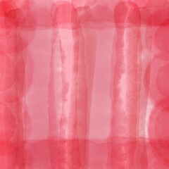 赤い水彩風ストライプの抽象背景