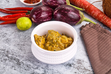 Indian chicken masala corma curry