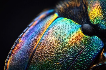 close up of a peacock feather