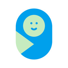 newborn duo tone icon