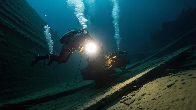 Exploring Underwater Caves - A Divers Journey into the Depths.