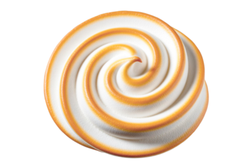 whipped cream with cocoa, whipped egg whites, marshmallows