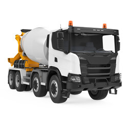 Concrete Mixer Truck Isolated