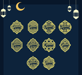 Ramadan kareem charms.eps