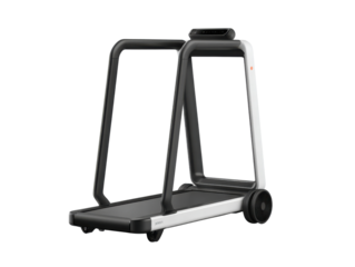 Modern Treadmill for Home Fitness: The sleek, contemporary design of this treadmill blends seamlessly into any home environment, promoting a healthy lifestyle through accessible exercise.