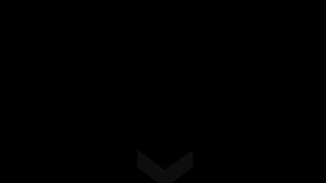 Downward Arrow Animation Gradient Overlay Black Background Motion Graphic Abstract Directional