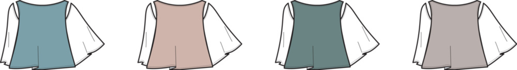 Minimalist Tank Top Designs Fashion Apparel Vectors