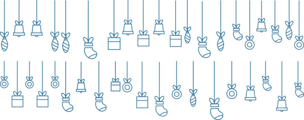 Hanging Lines Christmas Decoration