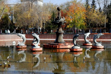 fountain in the park
