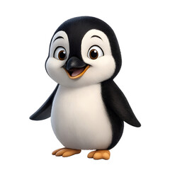 Obraz premium 3D Adorable Penguin