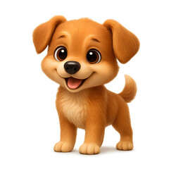 Fototapeta premium 3D Playful Puppy