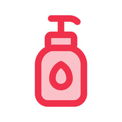 shampoo outline fill icon