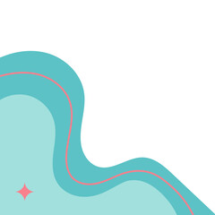 Aesthetic Wave Corner Blob