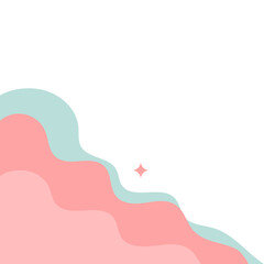 Aesthetic Wave Corner Blob