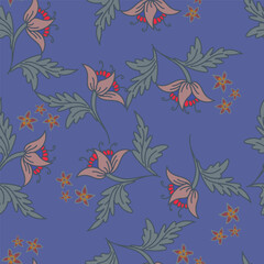 Fototapeta premium seamless floral pattern