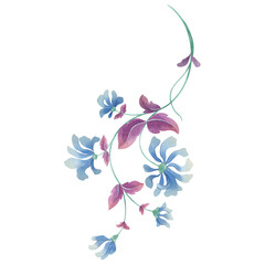 Watercolor Floral Arrangements Clipart | Hand-painted Flowers PNG