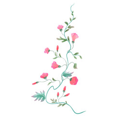Watercolor Floral Arrangements Clipart | Hand-painted Flowers PNG